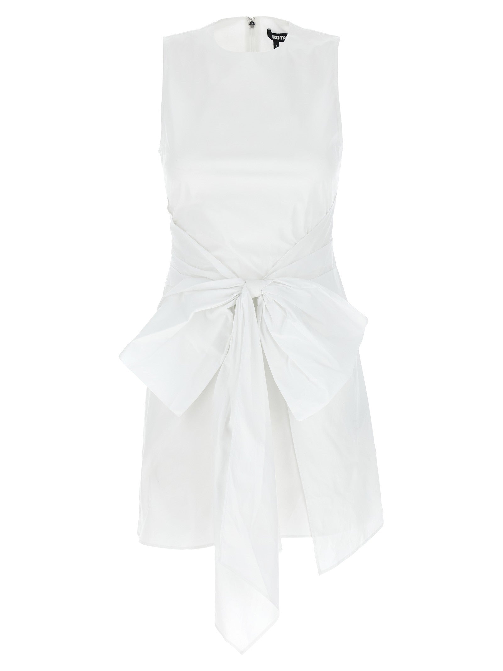 ROTATE Birger Christensen Bow Dress White