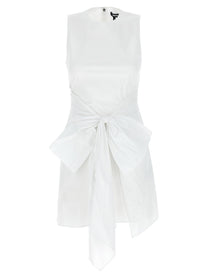 ROTATE Birger Christensen Bow Dress White