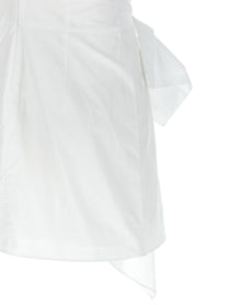 ROTATE Birger Christensen Bow Dress White