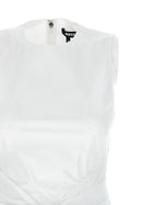 ROTATE Birger Christensen Bow Dress White, view 3