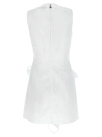 ROTATE Birger Christensen Bow Dress White