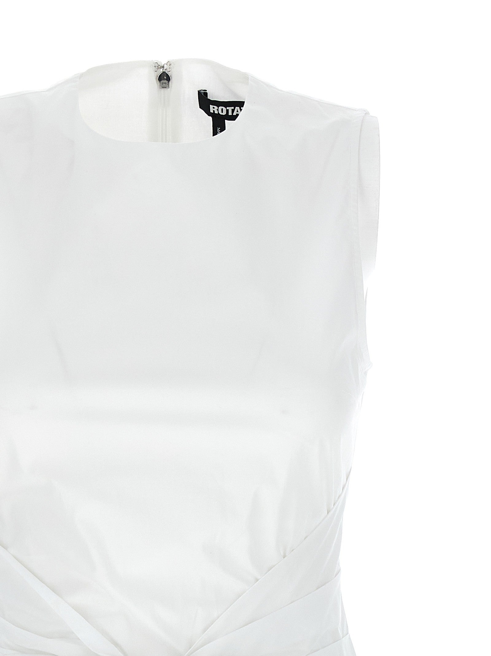 ROTATE Birger Christensen Bow Dress White