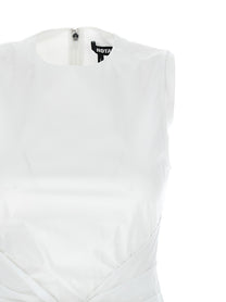 ROTATE Birger Christensen Bow Dress White