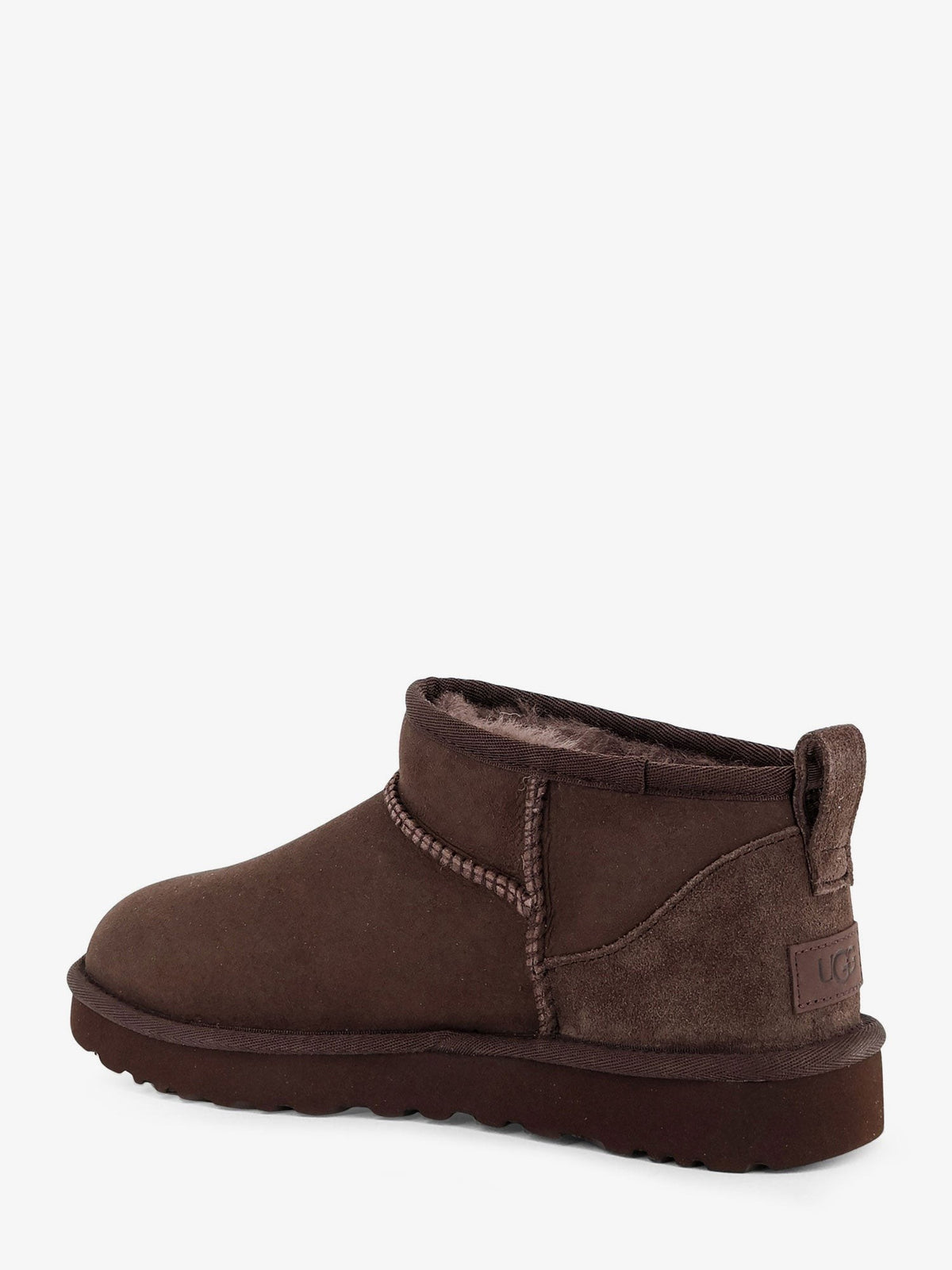 UGG Women's Classic Ultra Mini Suede Boots Grey, view 3