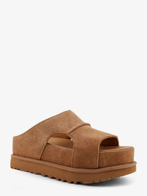 UGG Women's Goldenstar Suede Sandals Brown