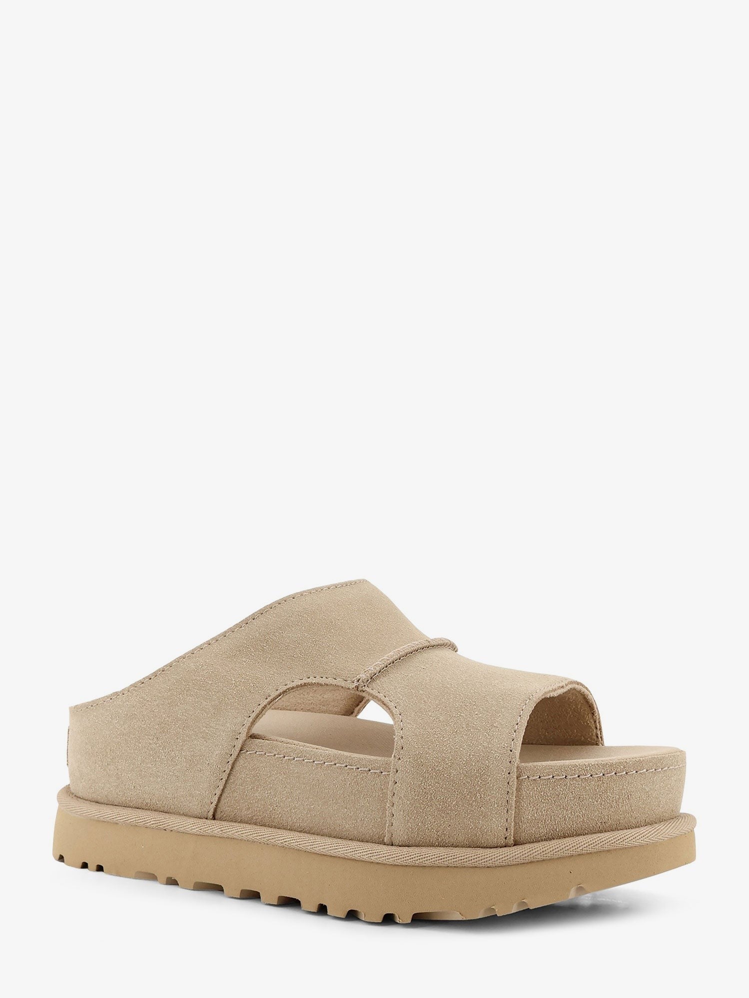 UGG Women's Goldenstar Suede Sandals Beige