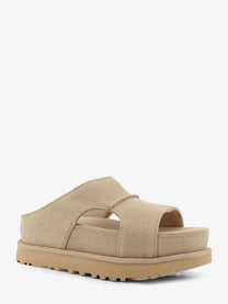 UGG Women's Goldenstar Suede Sandals Beige