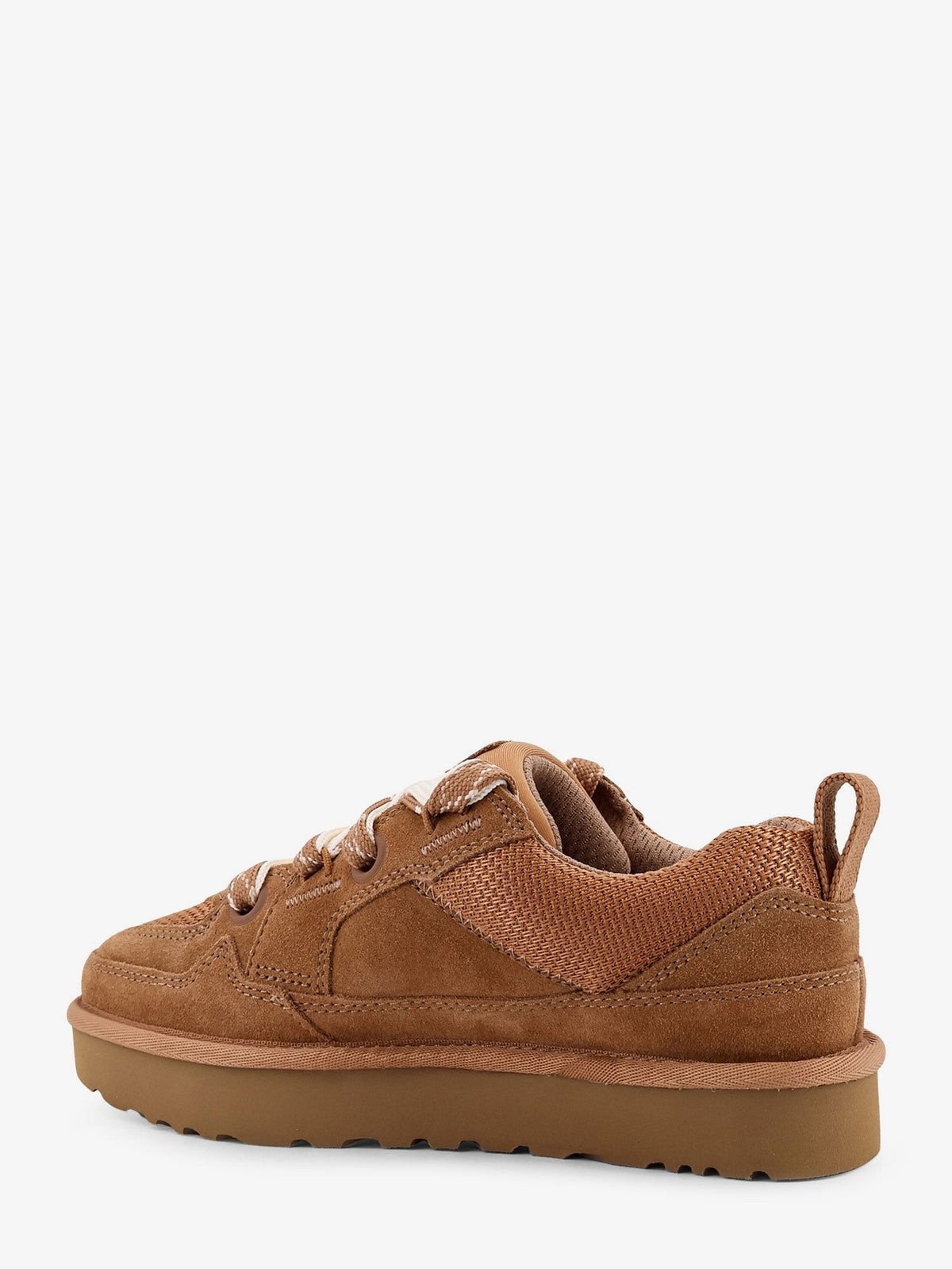 UGG Women's Lo Lowmel Suede Sneakers Brown, view 3