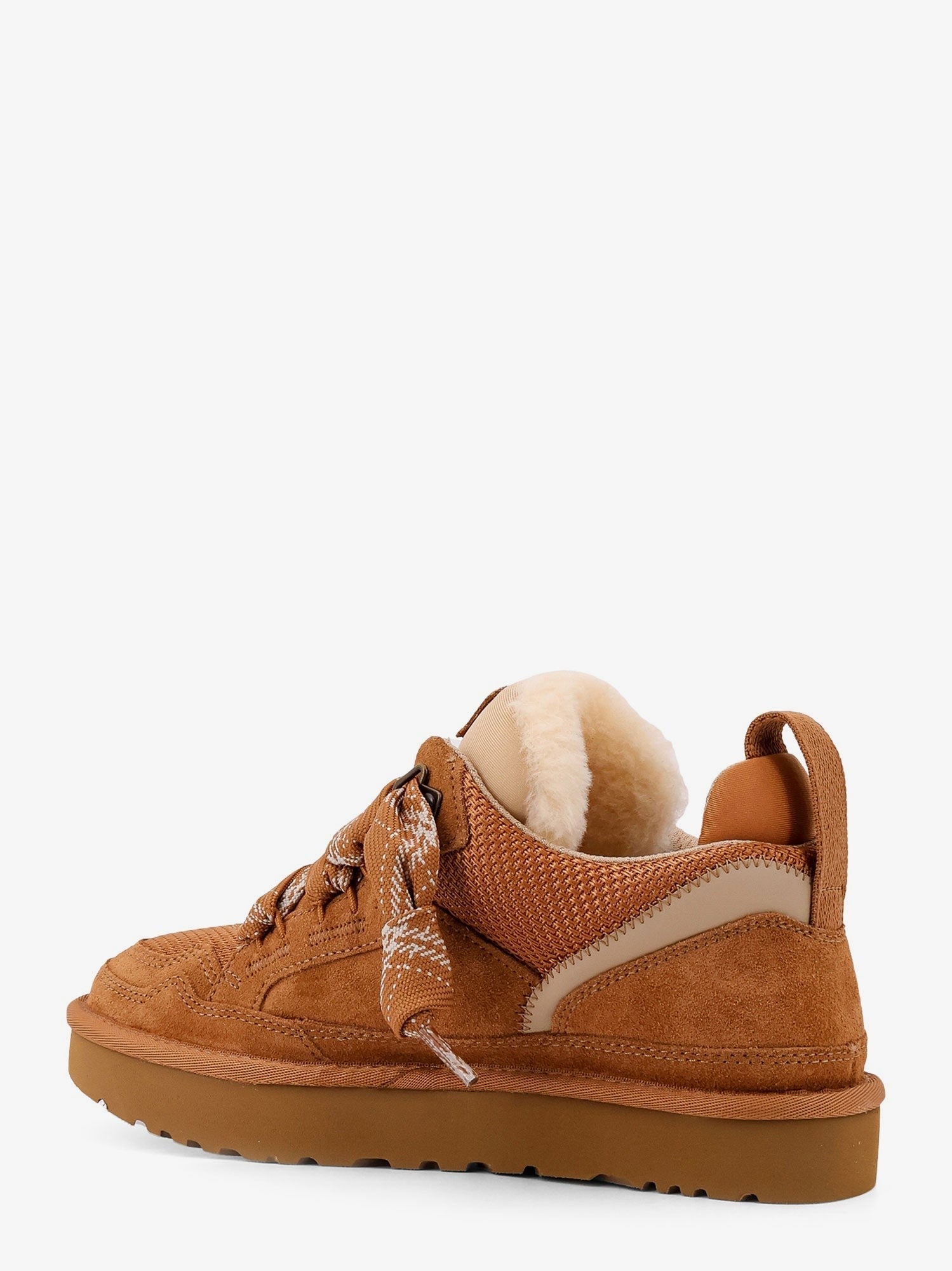 UGG Women's Lowmel Sneakers in Nylon and Suede Brown