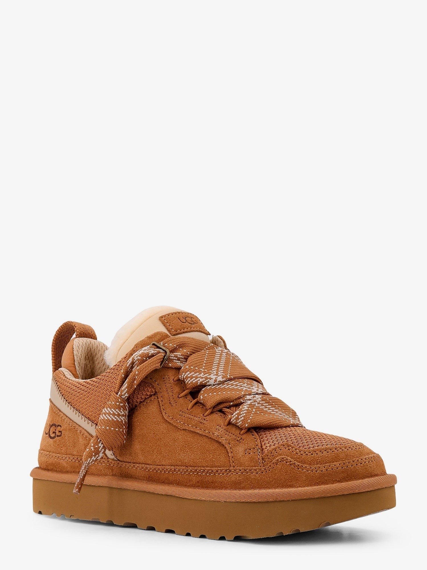 UGG Women's Lowmel Sneakers in Nylon and Suede Brown