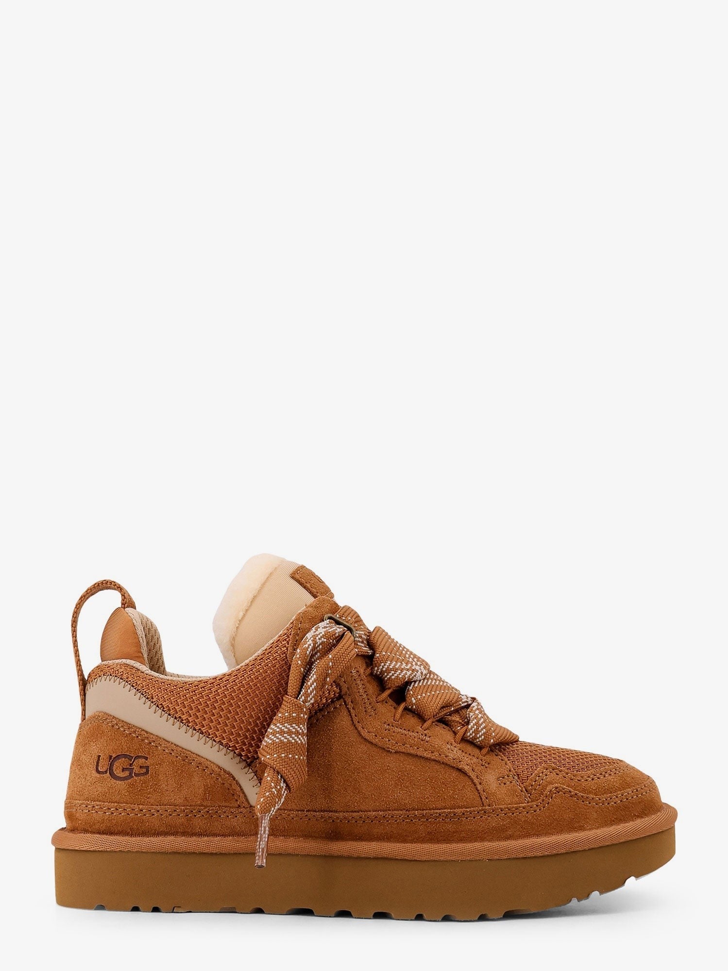 UGG Women's Lowmel Sneakers in Nylon and Suede Brown