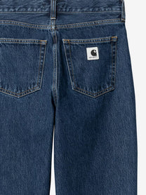 Carhartt Wip Women's Noxon Blue Denim Jeans Blue