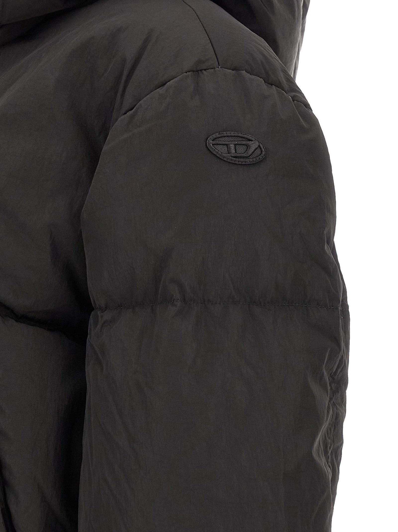 Diesel Peyt Short New Wd Down Jacket Black