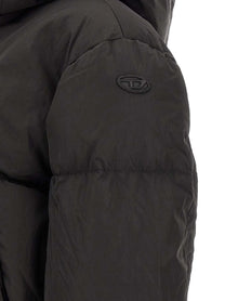 Diesel Peyt Short New Wd Down Jacket Black