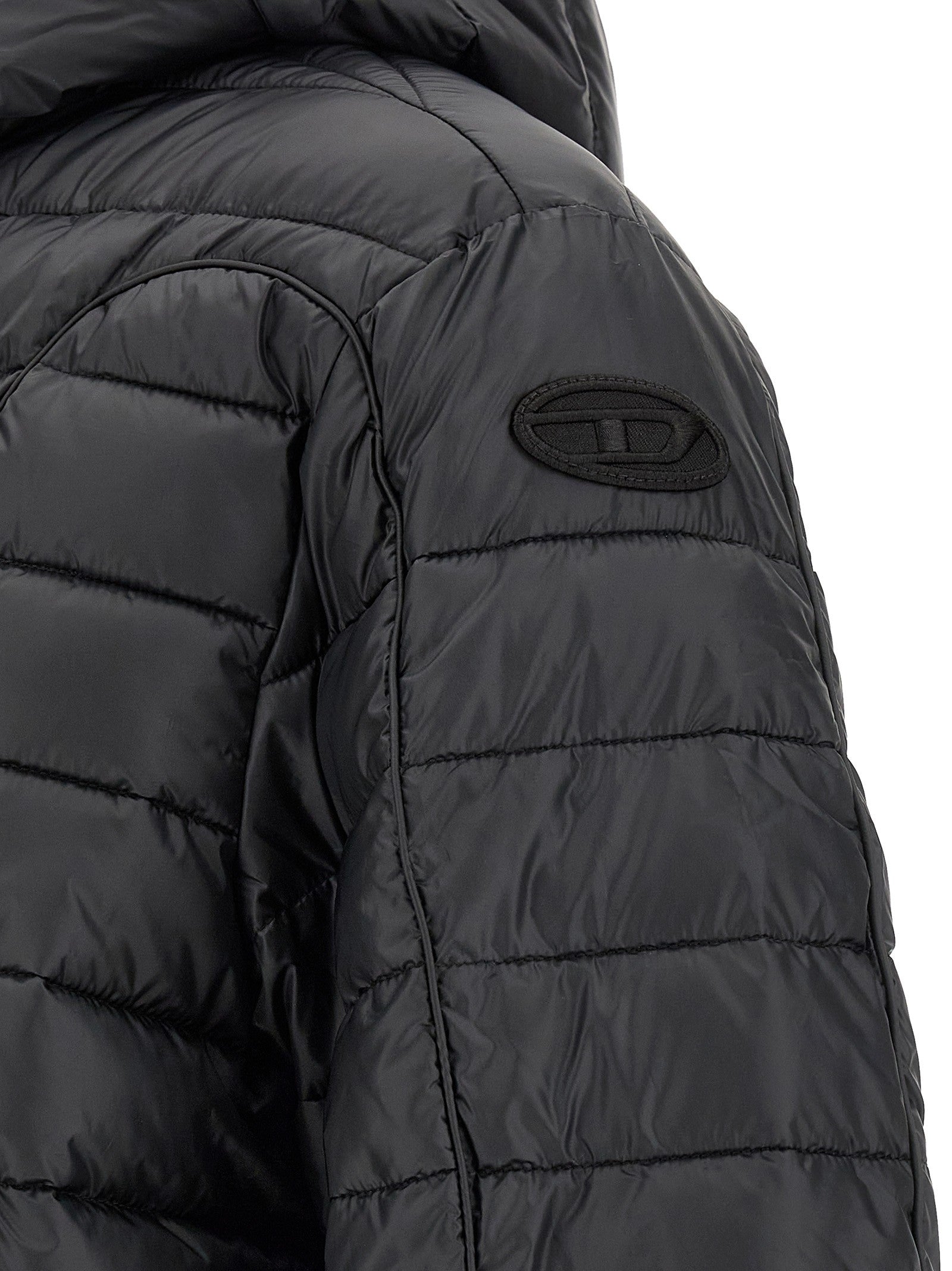 Diesel Stone Wrd Down Jacket Black