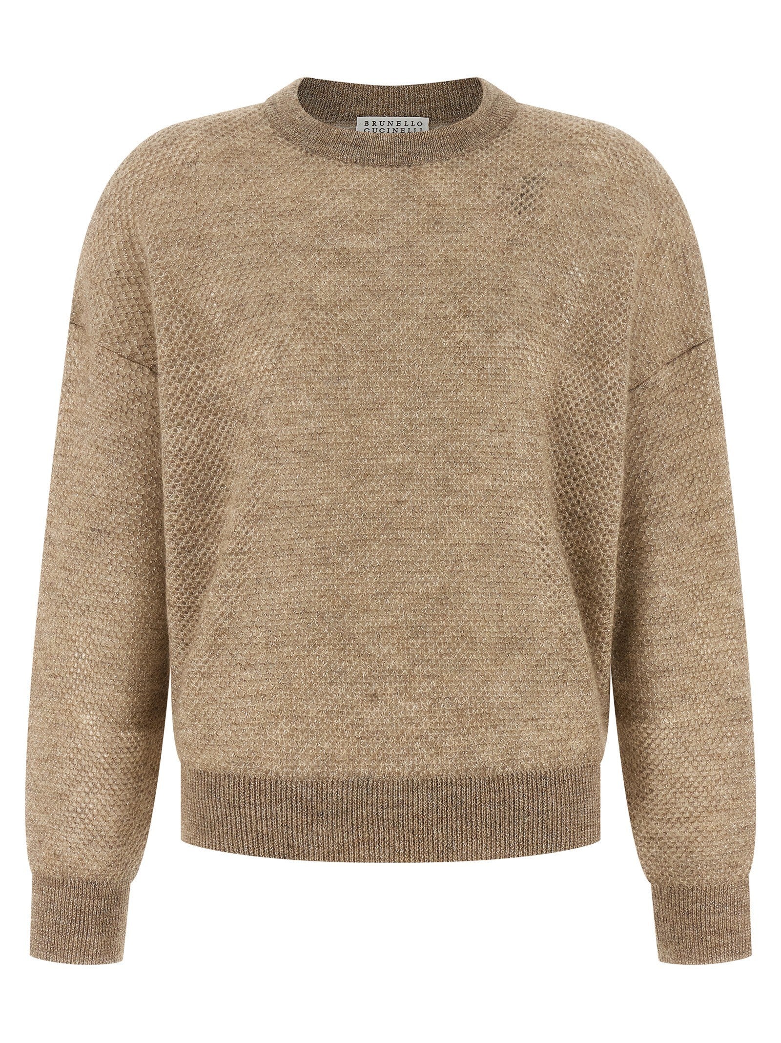 Brunello Cucinelli Waffle Knit Beige
