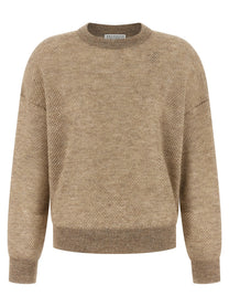 Brunello Cucinelli Waffle Knit Beige