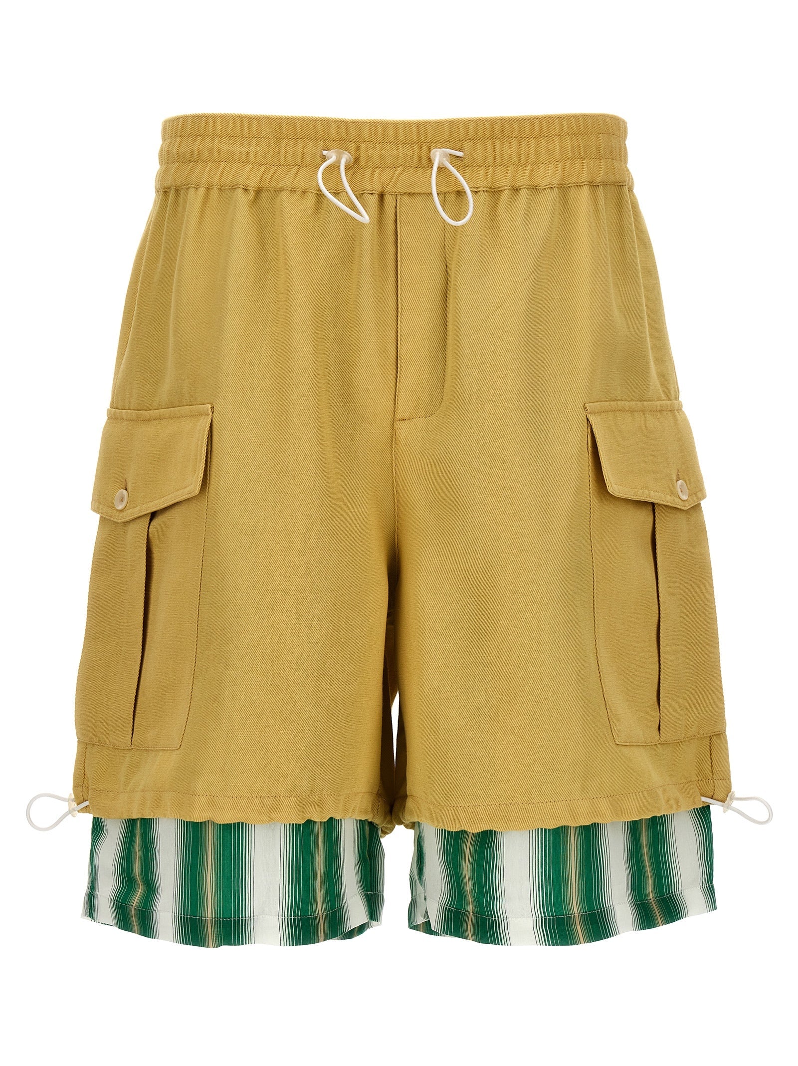 WALES BONNER - WALES BONNER - ’Roam Cargo’ bermuda shorts - Men’s Clothing