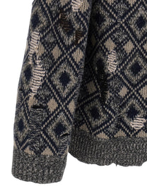 WALES BONNER - WALES BONNER - ’Sibling’ cardigan - Men’s Knitwear