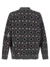WALES BONNER - WALES BONNER - ’Sibling’ cardigan - Men’s Knitwear