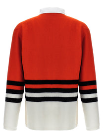 WALES BONNER - WALES BONNER - ’Cypher’ polo shirt - Men’s Tops