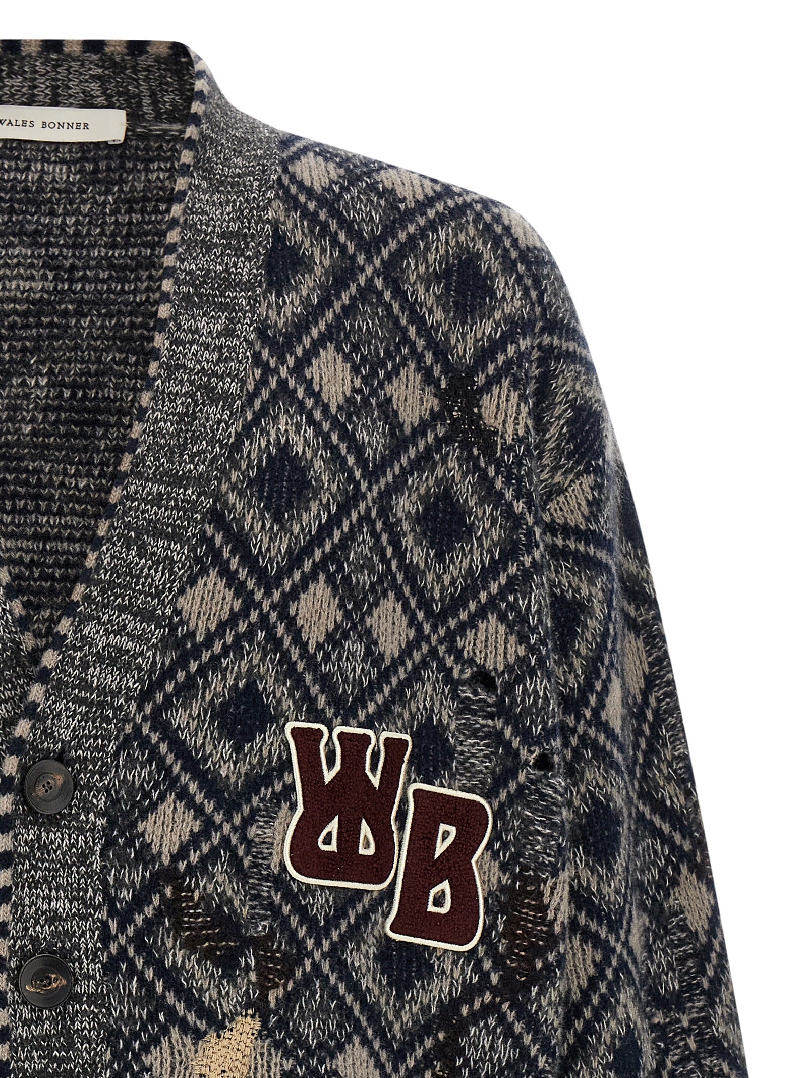 WALES BONNER - WALES BONNER - ’Sibling’ cardigan - Men’s Knitwear