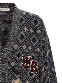 WALES BONNER - WALES BONNER - ’Sibling’ cardigan - Men’s Knitwear
