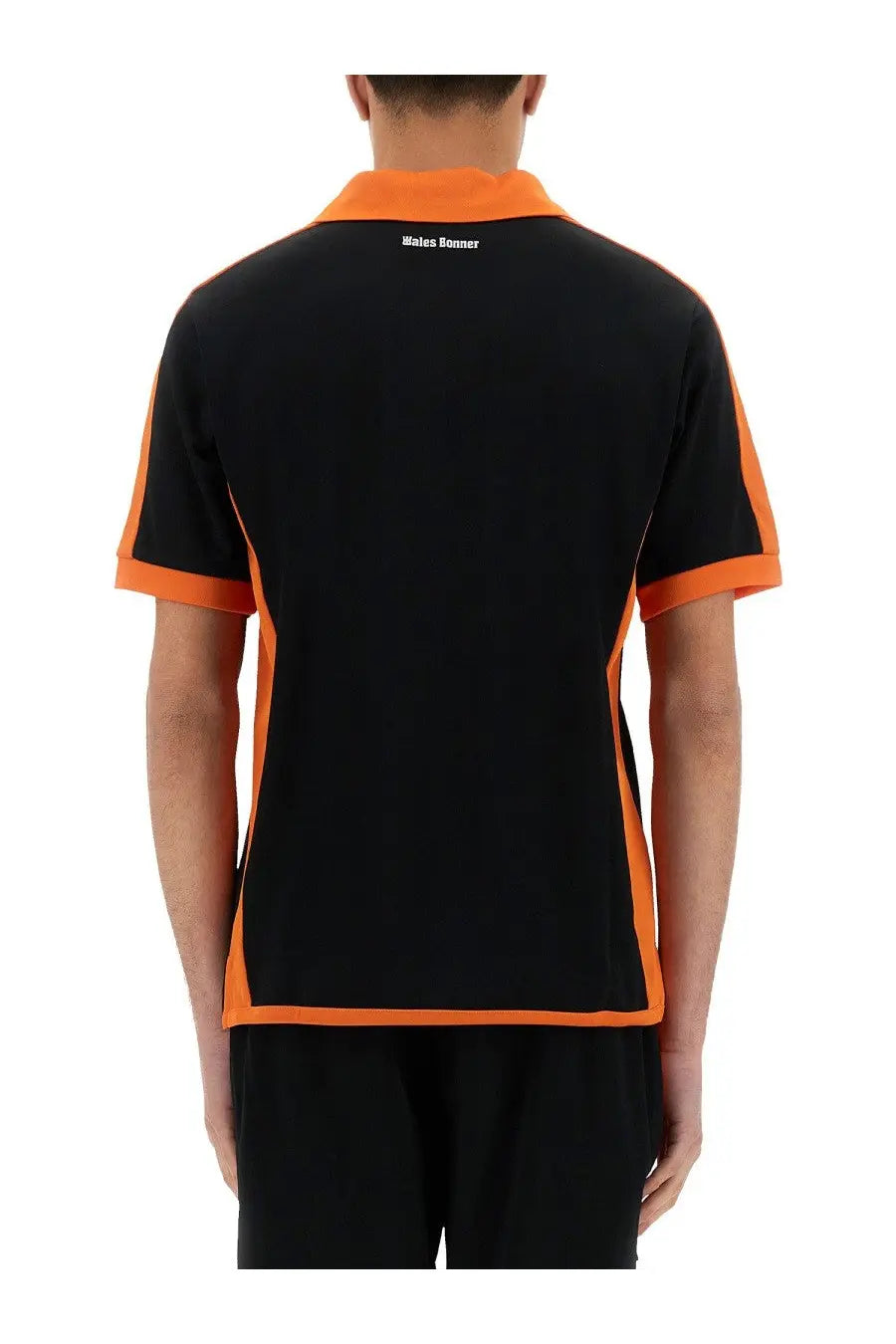 Wales Bonner Men's Jersey Polo Black, view 3