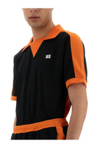 Wales Bonner Men's Jersey Polo Black, view 4