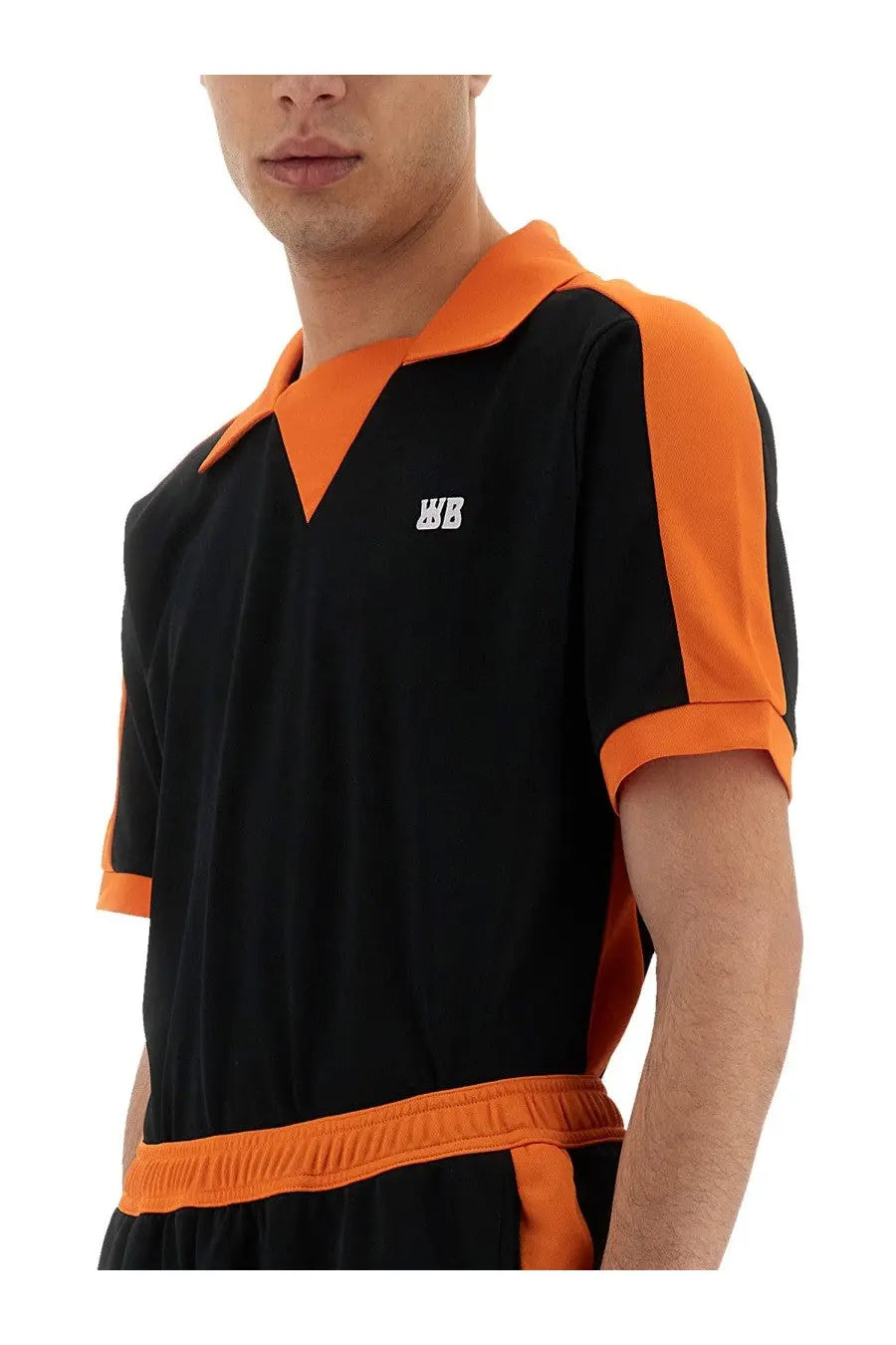 Wales Bonner Men's Jersey Polo Black, view 4