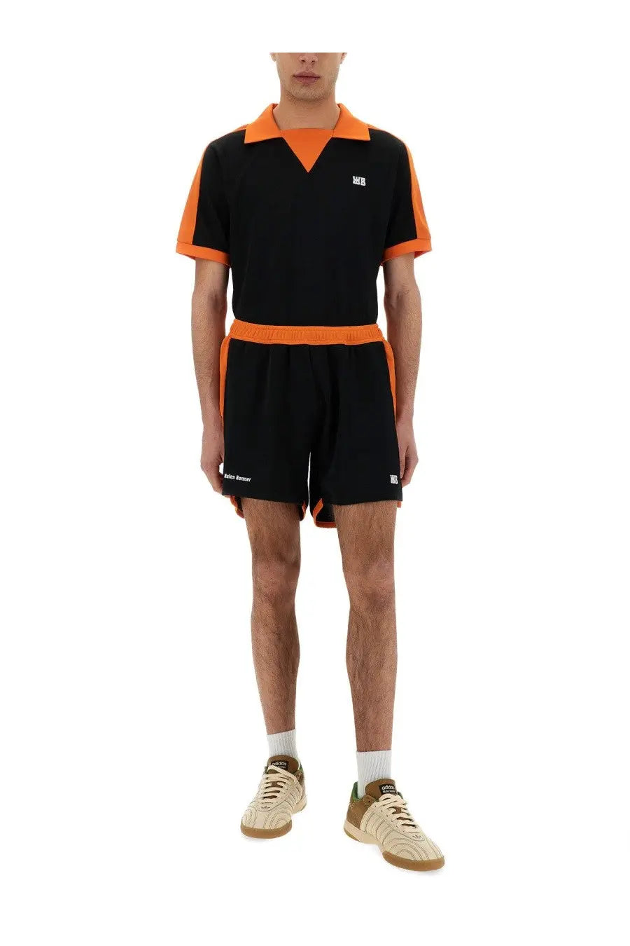 Wales Bonner Men's Jersey Shorts Black, view 2