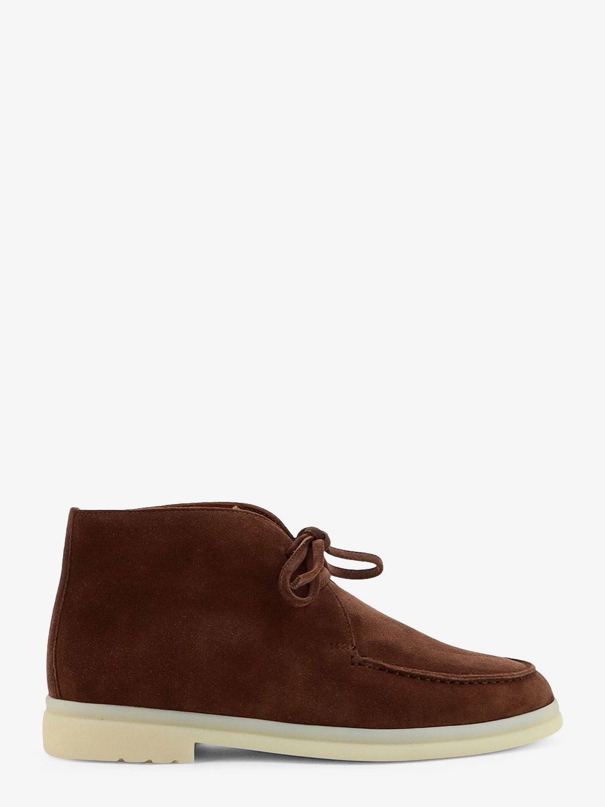 Loro Piana Women's Walk and Walk Suede Lace up Ankle Boots TBD