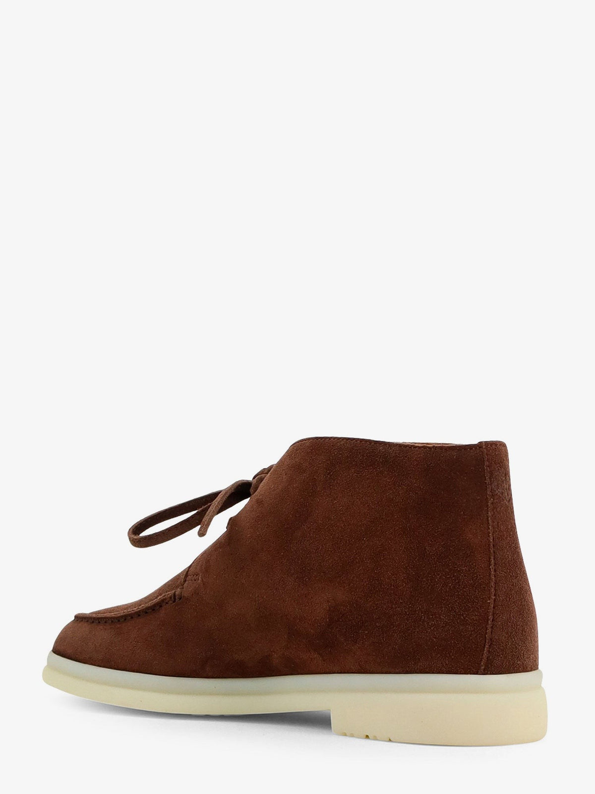 Loro Piana Women's Walk and Walk Suede Lace up Ankle Boots TBD, view 3