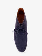 Loro Piana Men's Walk and Walk Suede Lace Blue