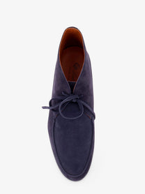 Loro Piana Men's Walk and Walk Suede Lace Blue