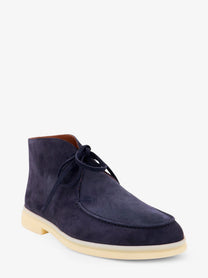 Loro Piana Men's Walk and Walk Suede Lace Blue
