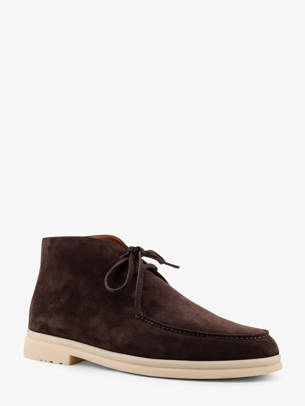 Loro Piana Men's Walk and Walk Suede Lace Black