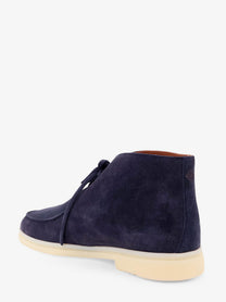 Loro Piana Men's Walk and Walk Suede Lace Blue