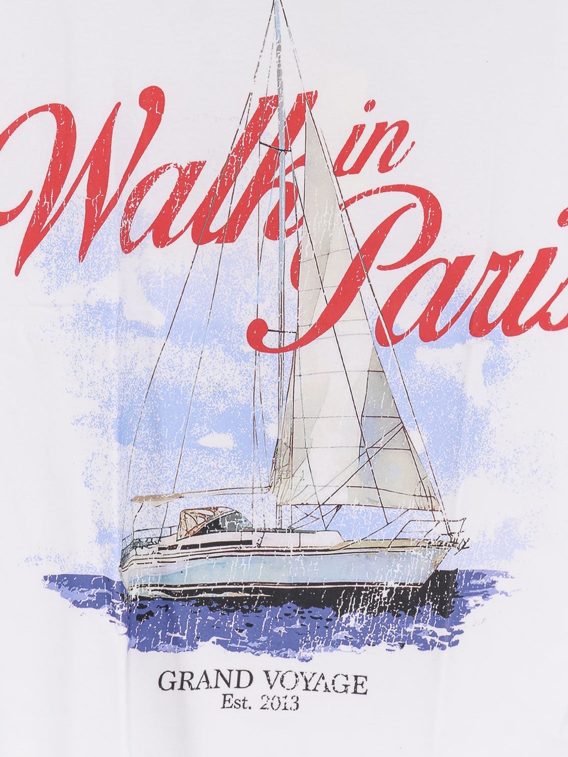 Walk In Paris Men's Walk in Paris Grand Voyage Cotton Shirt White, view 3