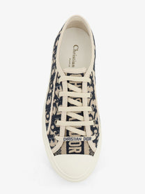 Dior Women's Walkndior Sneakers in Technical Fabric and Cotton Beige