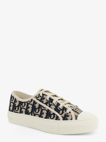 Dior Women's Walkndior Sneakers in Technical Fabric and Cotton Beige
