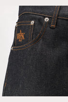 Walk In Paris Men's Baggy Blue Denim Jeans Black, view 3