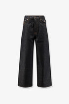 Walk In Paris Men's Baggy Blue Denim Jeans Black