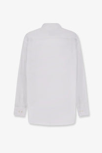 Walk in paris men’s classic cotton shirt white with long sleeves classic collar and neatly finished cuffs