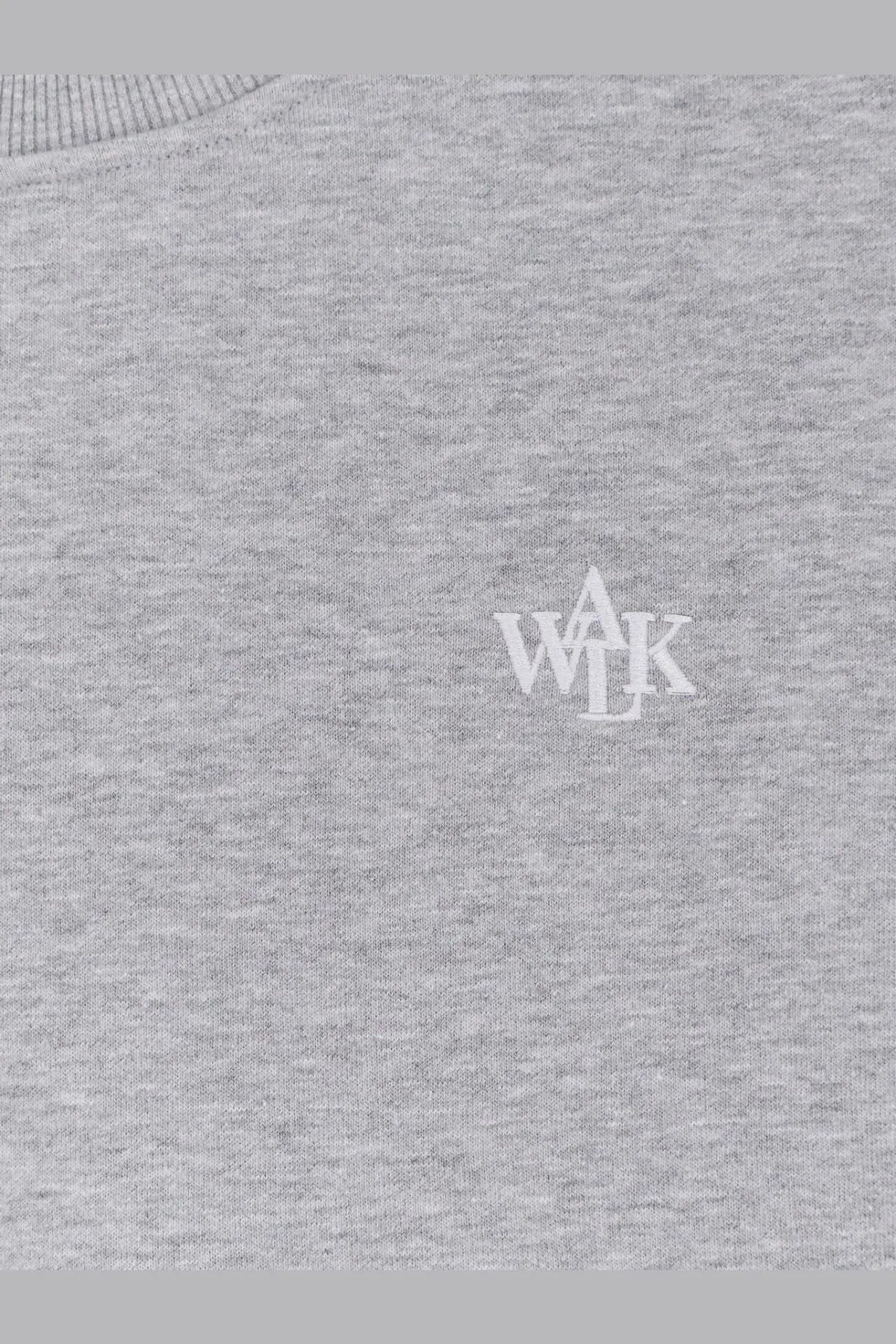 Walk In Paris Men's Cotton Sweatshirt Grey, view 3
