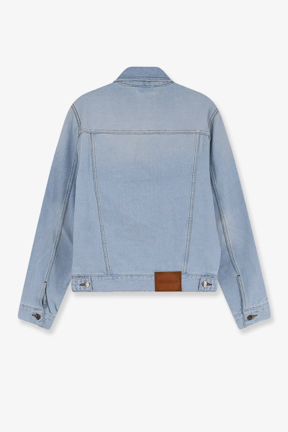 Walk In Paris Men's Postman Blue Denim Jacket Blue, view 2