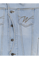 Walk In Paris Men's Postman Blue Denim Jacket Blue, view 3