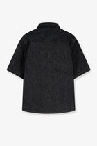 Walk In Paris Men's Raw Denim Shirt Blue, view 2