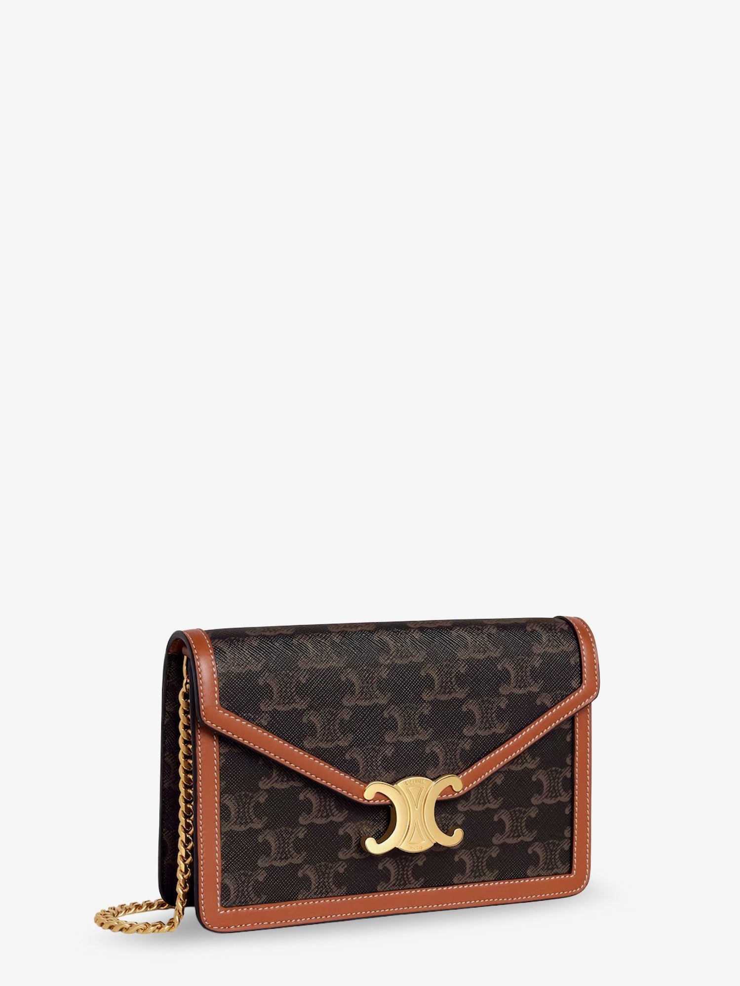 Celine Women's Wallet on Chain Margo Shoulder Bag Beige