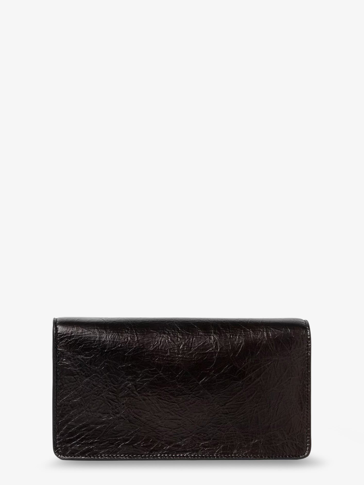 Fendi Women's Wallet on Chain Tube Leather Crossbody Bag Black